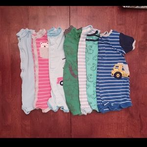 Carters Boys Summer Romper Jumper Lot